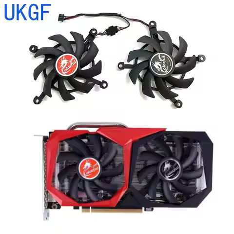 New 85MM 4PIN Colorful GPU Graphics Card Cooling Fan Suitable for RTX2060 2060TI GTX1660TI 1650 1666