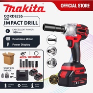 Makita Cordless Drill Impact Electric Cordless Impact Wrench Screwdriver Drill Battery Heavy Duty Po