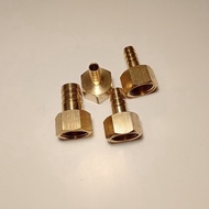5 pieces; Internal thread 1/2inch-21mm to mouse tail;8;10;12; 14; 16mm brass
