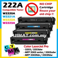 NO CHIP W2220A W2220X FULL SET BCYM HP222A Compatible Toner HP 222A 222X 3203 3203dw MFP 3303 3303sd
