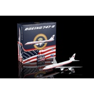 L2418 Alloy Collectible Plane Gift SQ Wings 1:200 USAF Air Force One Boeing B747-8 Diecast Aircraft 
