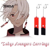 TIMIA Acrylic Women Izana Kurokawa Cartoon Character accessories Cosplay Jewelry Drop Earrings Ear Clip Tokyo Earring Dangle Earrings