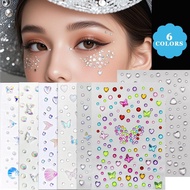 3d Colorful Butterfly Sticker Self-adhesive Temporary Patch Diy Face Art Body Decor Makeup U5a6