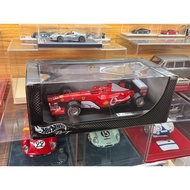 [Ready Stock Orphans] Hot Wheels 1/18 Alloy Ferrari F1 Ferrari F1 Ferrari F2003-GA No. 1 Car, Car Ki