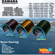Senar pancing super kuat 0.18 paling kuat 1800 meter kecil super kuat anti keriting hijau lumut zawa