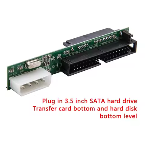 Sata to IDE Adapter 7+15Pin 2.5 3.5 inch Hard Drive Female Male Data Converter 40 44pin for ATA 133 