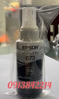 Mực 673 Epson BK màu Đen cho L805/L1800/L800 bóc máy không có võ giấy