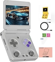 2025 New RG34XXSP Retro Handheld Game Console,3.4 Inch IPS Screen,Retro Gaming Console Built-in 64GB