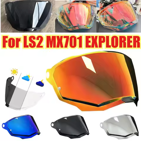 2026 New LS2 MX701 EXPLORER Moto Helmet Visors Ls2 MX 701 Helmet Lens Casco Moto Ls2 Airflow 2 Photo