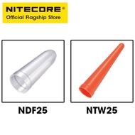 NITECORE 25.4mm Flashlight Filter Red Blue GreenDiffuser Traffic Wand NFR25 NFB25 NFG25 NFD25 for P1
