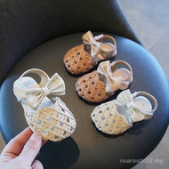 Mai Bu Bear Kasut Kanak-kanak Bayi Tenun Musim Panas Sandal Kanak-kanak Perempuan Kasut Berjalan Bay