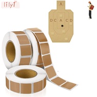 LILY Square Target Pasters, Outdoor for Long&Short Range Target Stickers,  Labels Self-Adhesive  Ran