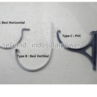 LANGGENG 8" PVC Water Gutter 8 Inch 4 meters 4m half 1/2 circle circle roof tile house