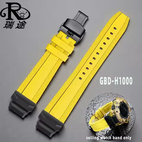 For Casio G-SHOCK Smart Watch 3475 GBD-H1000 Modified Sports Fluororubber watchband Accessories DIY 
