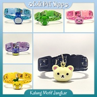 Cute Cat Necklace with Pattern Character Belljangkar Cute Cat Necklace/ Cat Necklace/ Cat Bell