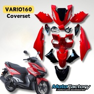 HONDA VARIO160 COVERSET BODY COVER SET RED BLACK NEW
