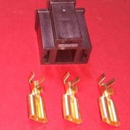 Complete H4 female light socket brassSkun