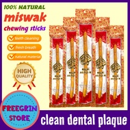【Siwak⚡】5Pcs Miswak WHO Recognized Miswak Chewing Stick - Organic Oral Care for Teeth Whitening, Gum