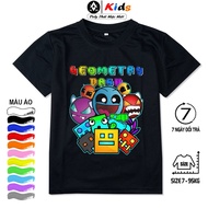Áo Thun Trẻ Em GEOMETRY DASH Chất Poly Thái Có Size Lớn Từ 7-95kg Nhiều Màu Áo Size To Nhắn Shop