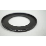Rise Step Up Filter Ring 49mm - 72mm Stepup 49 mm - 72 mm 49-72 mm