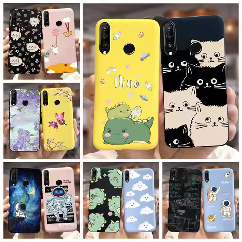 For Huawei P30 Lite Case Cute Candy Painted Cover Soft Silicone Phone Case For Huawei P30 Pro P 30 L