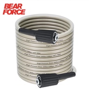 BEAR FORCE Pressure Washer Hose 32ft, 180bar/ 2600psi Kink Resistant Power Washer Hose 1/4 in.CarWas