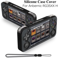 For Anbernic RG35XX H Silicone Case, Soft Skin for RG35XXH Protective, Anti-Scratch Washable RG35xx 