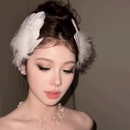SWAN HAIR PIECE Black Swan White Swan Costume Halloween Ballerina Aesthetic Swan Costume