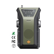 Hand-cranked Power Generation Emergency Radio Multi-function Emergency Charging Solar Radio Outdoor 