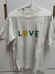 Uniqlo 🕊️🔰 Peace for All Series Roger Federer Love Green Yellow Logo T-shirt 👕 先燙衫後交收🧤