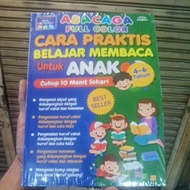 Full color abacaga book, practical way to learn to read for children aged 4-6 years, just 10 minutes
