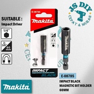 MAKITA E-08785 E-FORM IMPACT BLACK MAGNETIC BIT HOLDER 60MM | 1/4" HEXAGON