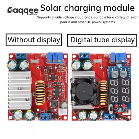 DC 6-50V 15A MPPT Constant Voltage Constant Current Boost Synchronou Rectification Solar Charging Mo