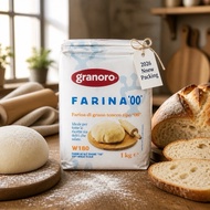 Granoro Farina "00" for Pizza, Focaccia, Strudel, Brioches, Biscuits, Cakes, Apple Pies, Bechamel Sa