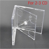 CD/VCD/DVD Double Disc Jewel Case Casing (Transparent) for 2-3 Disc ( 10 PCS )