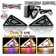 1 Pair Fairing Turn Light Led Signal Lamp /Lampu Tepi Motor Rs150r ZX FZ150 R25 MT25 CBR-250 NINJA Z