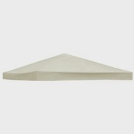 【Holqa】 3m*3m 300D Polyester Fabric Outdoor Tent Top Cover Patio Gazebo Waterproof Outdoor Camping H