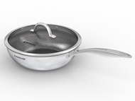 Chảo xào inox liền đáy Hybrid Sunhouse IN26M8VK