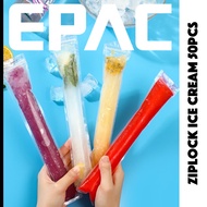 EPAC | 50PCS PLASTIK AISKRIM ZIPLOCK | PLASTIK AISKRIM KING KONG | PLASTIK AISKRIM VIRAL | PLASTIK I