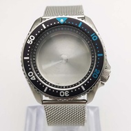 Watch Case + Watch Strap Set Men's Watch 007 Watch Case Accessories for NH35/NH36 Movement