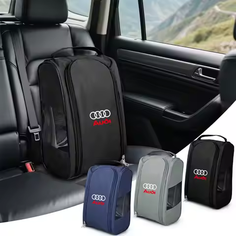 For Audi Sline RS TT S S3 S4 S5 S6 S7 S8 A3 A4 A5 A6 Q5 Q6 Q7 Quattro Q3 Q5 Car Logo Shoes Storage B