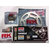 RK SPROCKET SET for Yamaha R25 520/14-41T -46T + RK 520KLO(520 NORMAL O-Ring Chain)