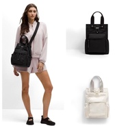 Lulu Men Women Shoulder Bag Convertible 5L/13.5L Retro Drawstring Casual All-Match Large-Capacity Ba