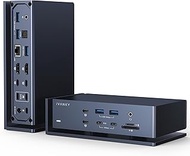 iVANKY FusionDock Max 1 Thunderbolt 4 Compatible, 20-in-1 Quad Docking Station 6K@60Hz, 40Gbps Dock
