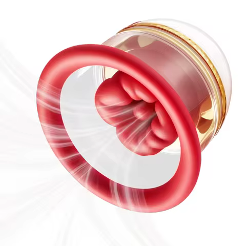 Big Mouth Breast Massager Vibrator Nipple Suction Clitoral Licking Stimulator Cup Head Breast Correc