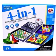1273 4 in 1 magnetic children's toy can be played with 2 people / 2 in 1 magnetic chess children's t