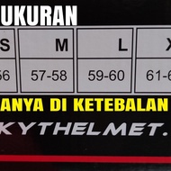 Helm full face Kyt R10 Paket Ganteng