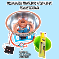 MESIN HARUM MANIS MURAH LENGKAP MULTIFUNGSI BISA AKI BISA LISTRIK TUNGKU STAINLESS KUNINGAN TEMBAGA