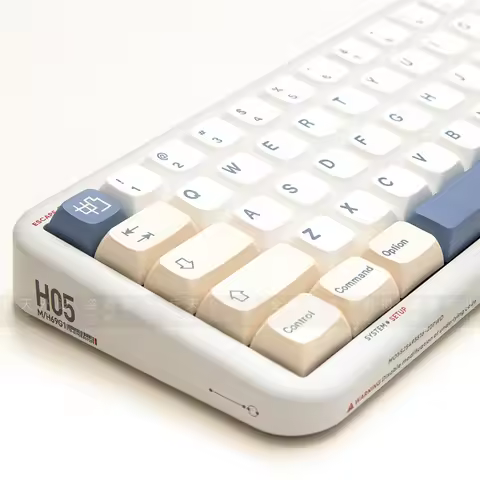 1 Set XDA GMK Soy Milk Keycaps 144 Keys PBT Keycap Dye Sublimation For Cherry Gatrron MX Switches Me
