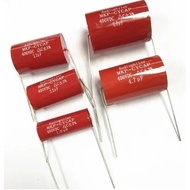 10pcs  MKP-kondensotor MKP 0.47UF 250V Tubular Audio Capacitor 250V0.47UF